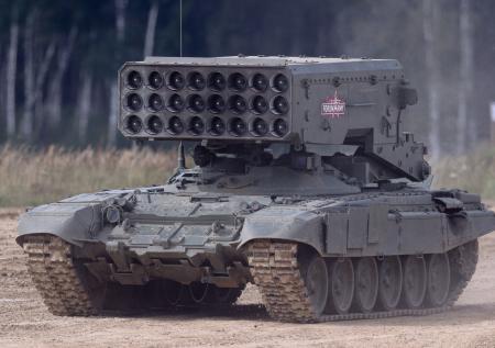 Российская армия получит тяжёлые огнемётные системы ТОС-2
