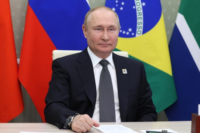 Президент России Владимир Путин в ходе XIV саммита БРИКС