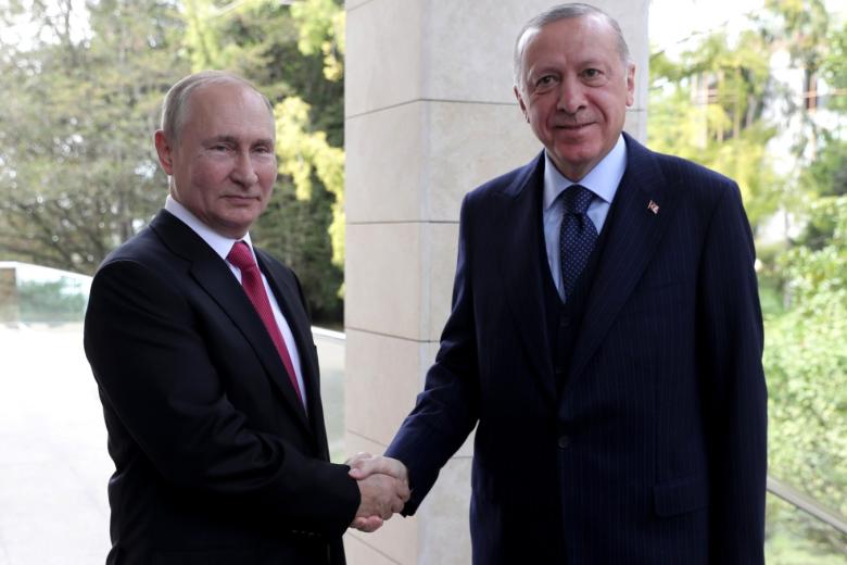Владимир Путин и Реджеп Тайип Эрдоган