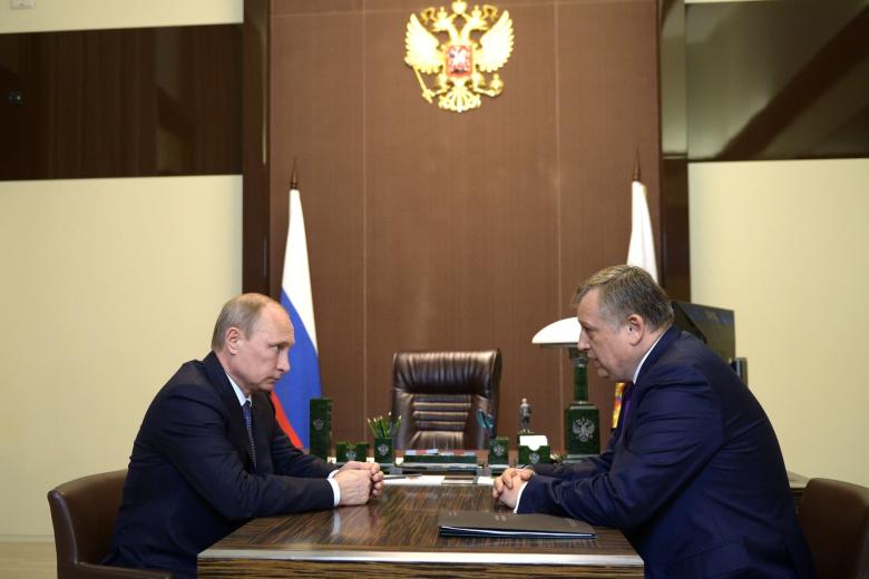Владимир Путин и Александр Дрозденко