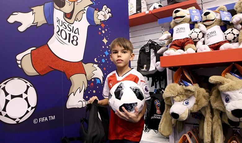 Первый официальный магазин сувенирной продукции чемпионата мира по футболу FIFA 2018