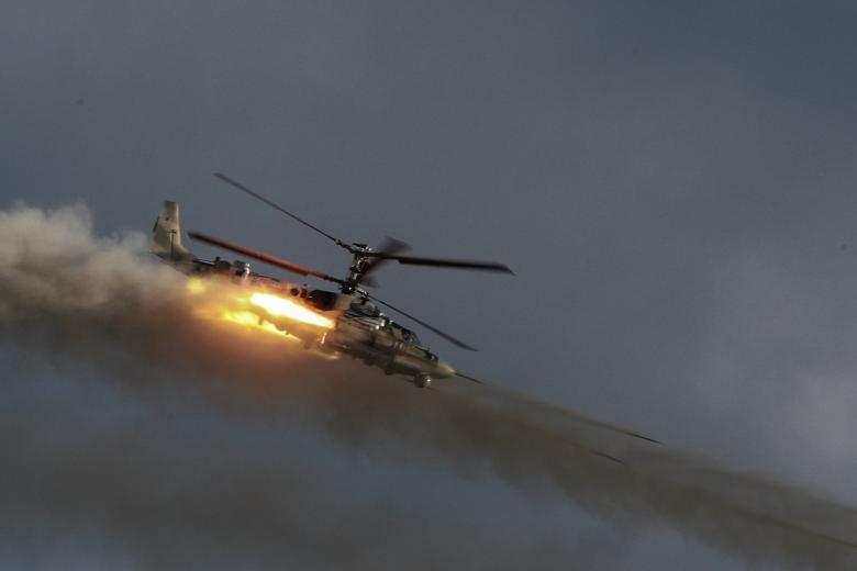 Российский разведывательно-ударный вертолёт Ка-52