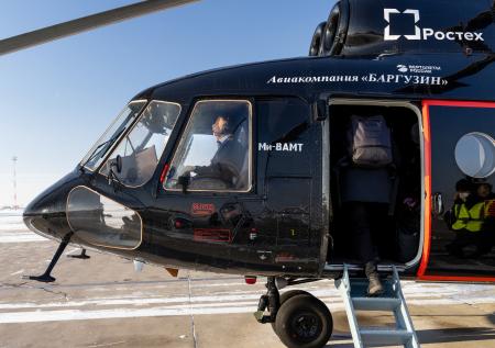 Пропавший с радаров вертолет Ми-8 совершил жесткую посадку