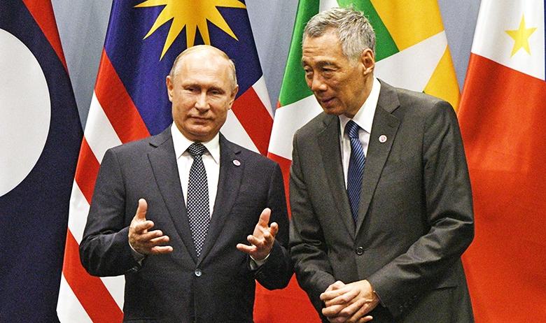 Владимир Путин и Ли Сяньлун