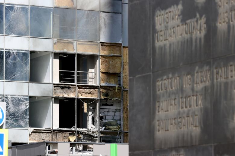Последствия попытки атаки украинских беспилотников в Москве
