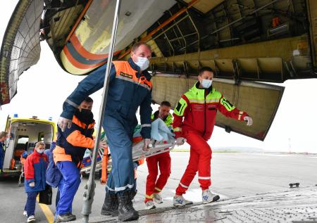Спецборт с пострадавшими во время стрельбы в Перми вылетел в Москву