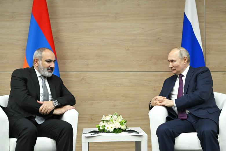Никол Пашинян и Владимир Путин