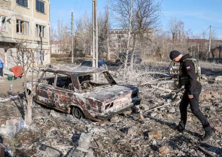 Горловка погрузилась во мрак после атаки беспилотников ВСУ