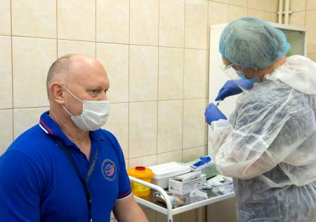 Состоялась массовая вакцинация сотрудников Центра подготовки космонавтов