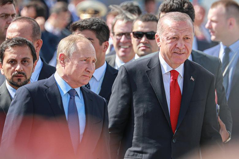 Владимир Путин и Реджеп Тайип Эрдоган