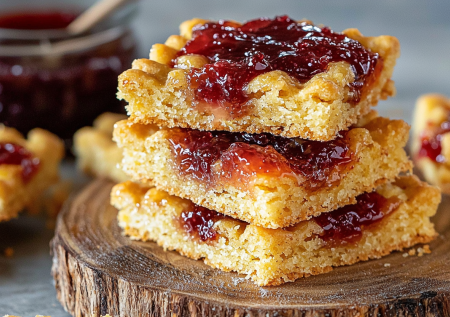 Как в детстве у бабушки  — рецепт тертого песочного печенья с вареньем