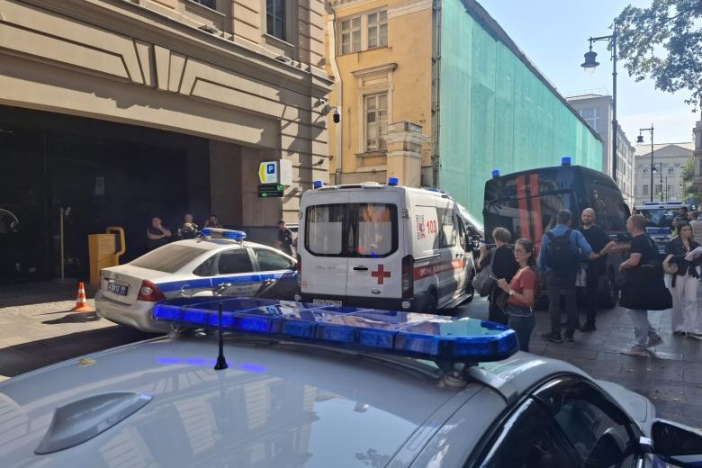 Обстановка у бизнес-центра «Романов двор» в Москве