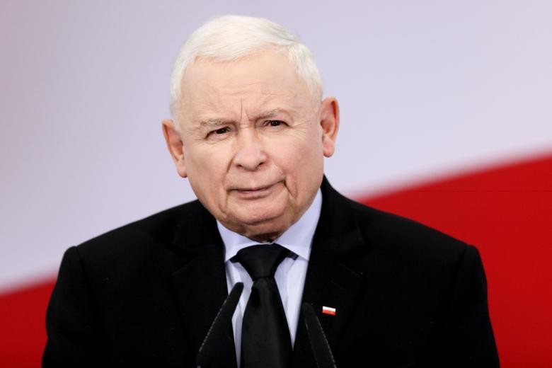 Польский государственный и политический деятель Ярослав Качиньский