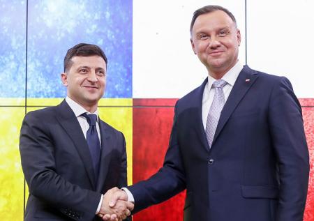 «Боремся вместе»: Зеленский и Дуда объединились против «Северного потока-2»