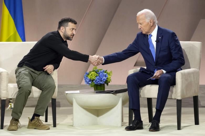 Джо Байден и Владимир Зеленский