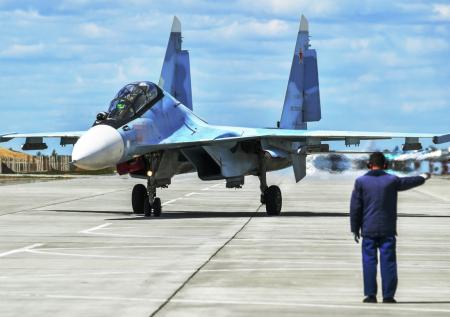 Российский Су-30СМ точным ударом поразил дрон ВСУ в зоне СВО