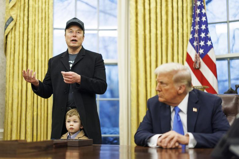 Илон Маск и Дональд Трамп