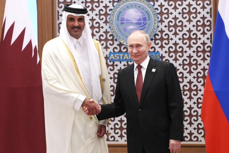 Тамим бен Хамад Аль Тани, Владимир Путин
