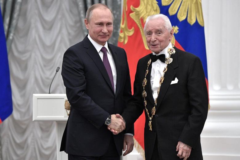 Владимир Путин и Юрий Григорович