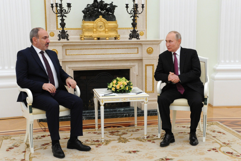 Никол Пашинян, Владимир Путин