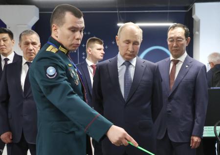 Путина в Якутске подвела ручка