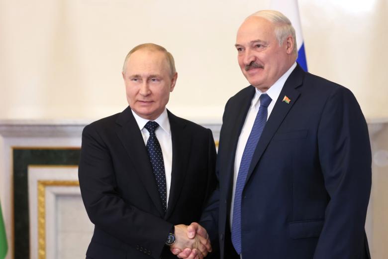 Владимир Путин и Александр Лукашенко