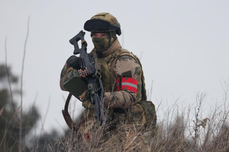 Военнослужащий ВС РФ в зоне СВО