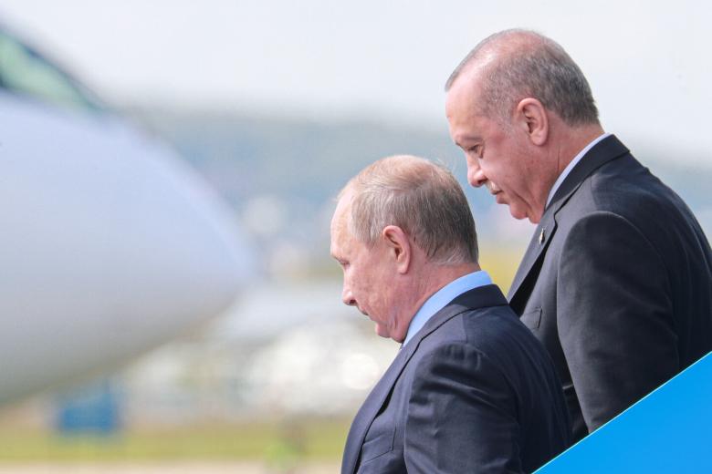 Владимир Путин и Реджеп Тайип Эрдоган