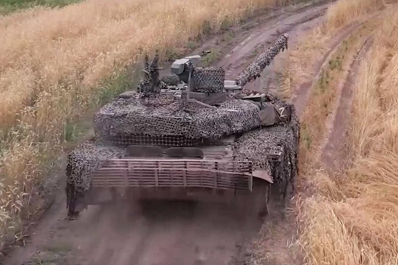 Боевая работа танка Т-90М