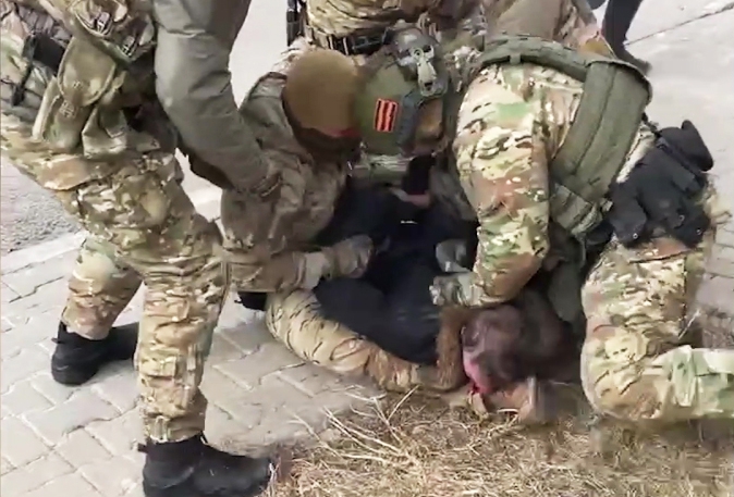 Задержание сторонников «Русского добровольческого корпуса»