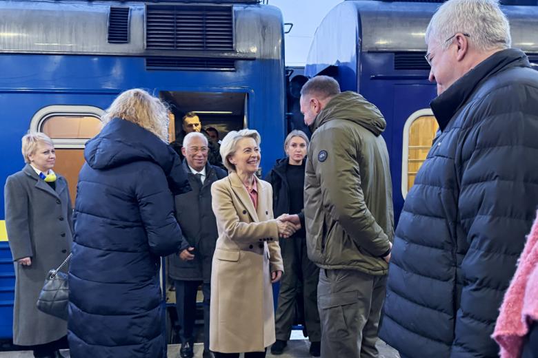 Урсула фон дер Ляйен и Антониу Кошта