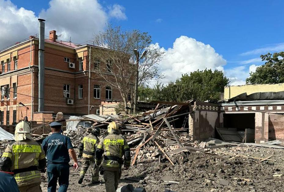 Последсвия удара ВСУ по кафе «Чехов сад»