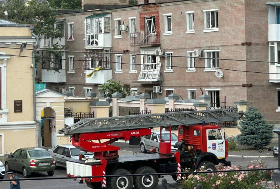 Последсвия удара ВСУ по кафе «Чехов сад»