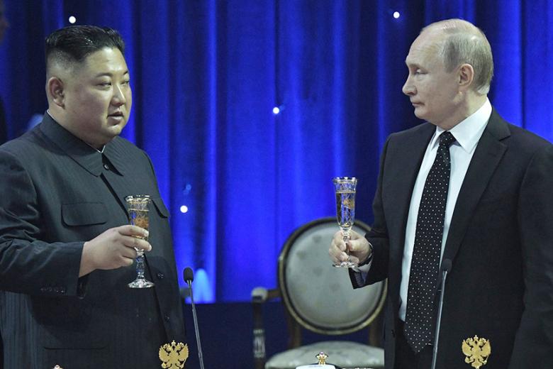 Ким Чен Ын и Владимир Путин