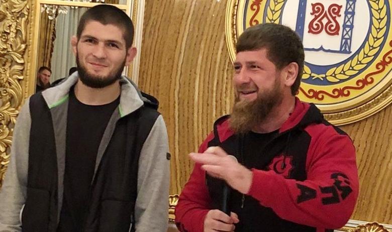Хабиб Нурмагомедов и глава Чечни Рамзан Кадыров