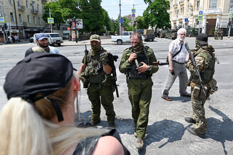 ЧВК «Вагнер» в Ростове-на-Дону