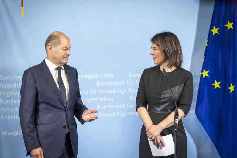 Олаф Шольц, Анналена Бербок
