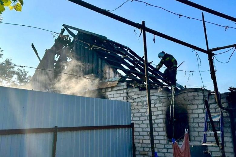 Пожар на Ставрополье