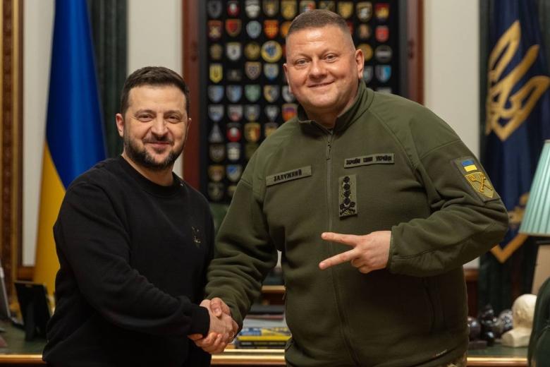 Владимир Зеленский с Валерием Залужным