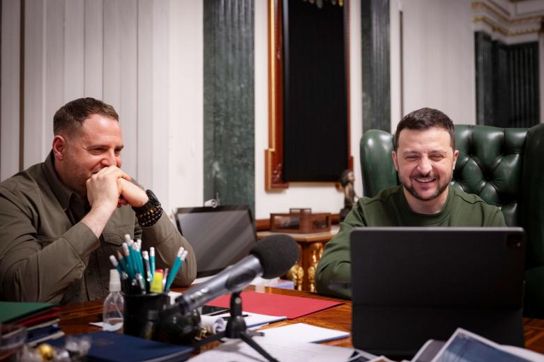 Андрей Ермак и Владимир Зеленский