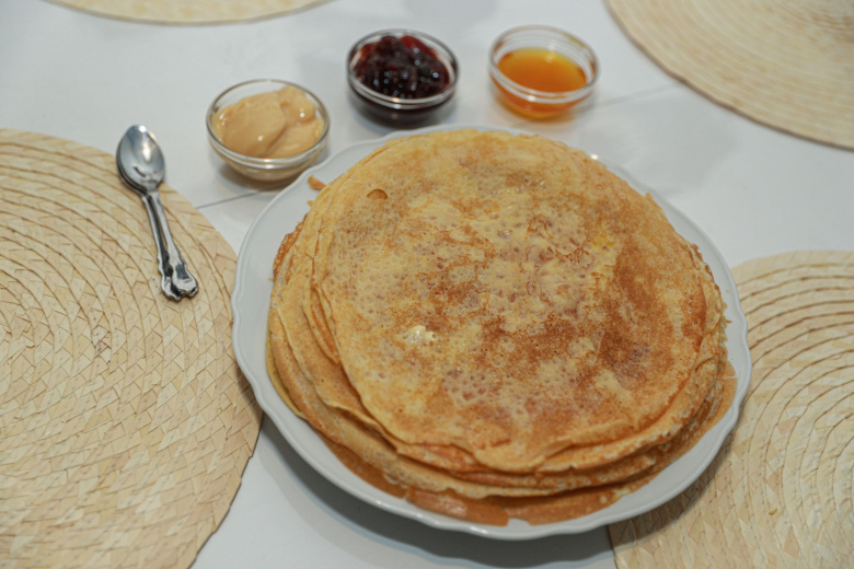 Блины на сковороде