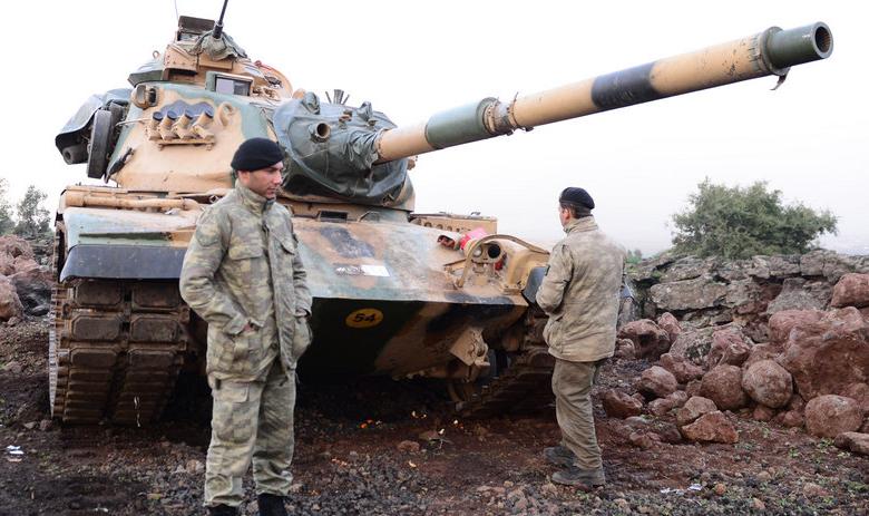 Турецкие военные в Африне