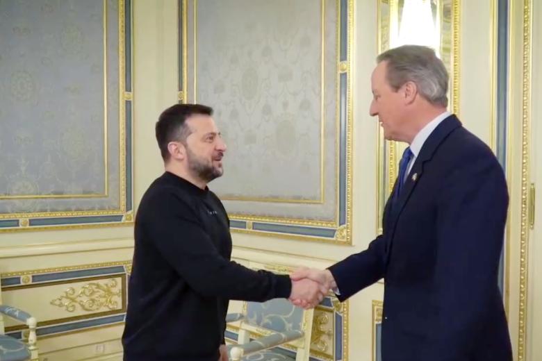 Владимир Зеленский, Дэвид Кэмерон