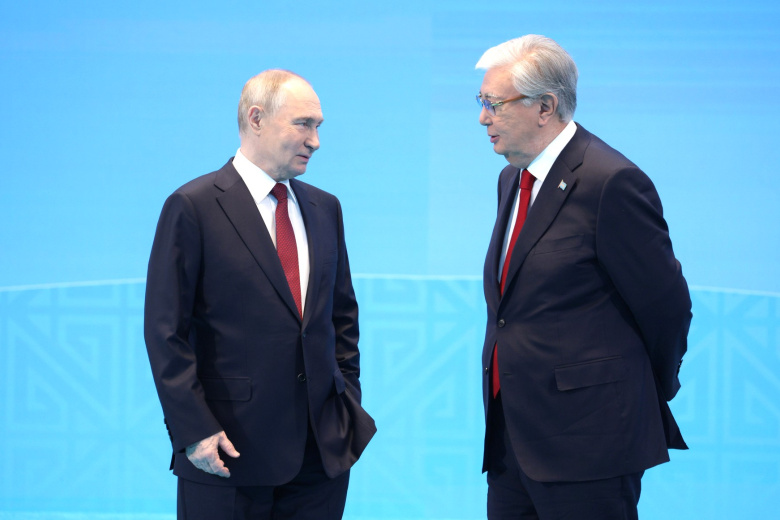 Владимир Путин и Касым-Жомарт Токаев