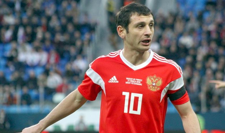 Полузащитник сборной России Алан Дзагоев