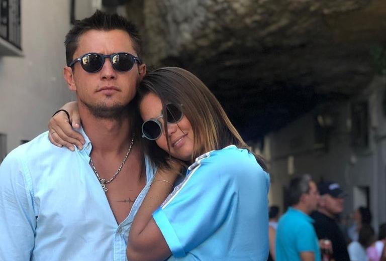 Павел Прилучный и Агата Муцениеце