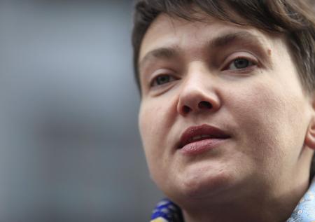 Савченко пришла на митинг против обязательной вакцинации в Киеве