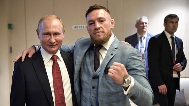Владимир Путин и Конор Макгрегор