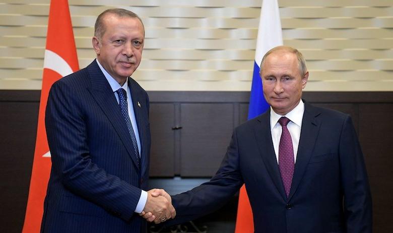 Реджеп Тайип Эрдоган и Владимир Путин