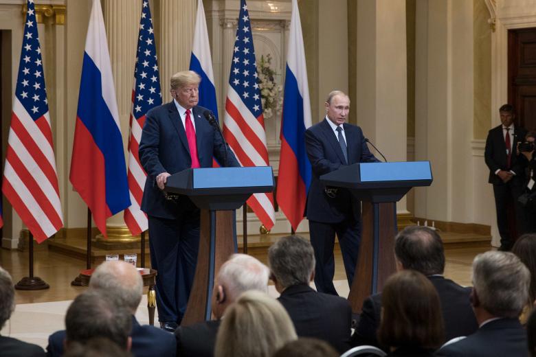 Дональд Трамп и Владимир Путин